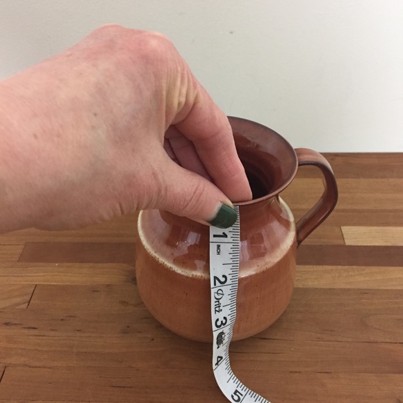 Boho Handmade Decor Ceramic Creamer Pitcher - Picture 7 of 10